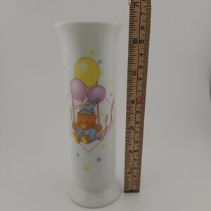 Vintage FTDA Vase with Bear and Balloons Design